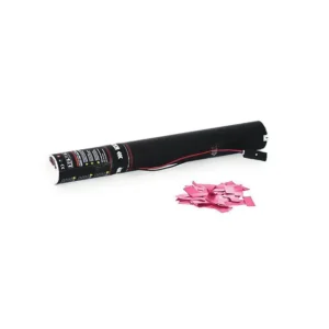 Canon à confettis électrique 50 cm (rose)