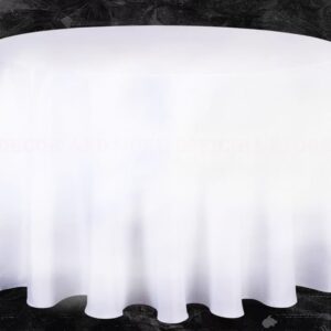 Nappe ronde blanche 2,40 m