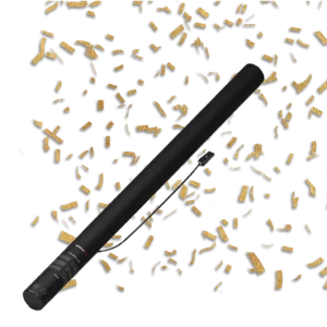 Canon à confettis électrique 80 cm (Doré)