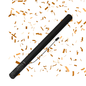 Canon à confettis électrique 80 cm (orange)