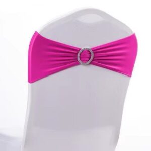 Bandeau de chaise fushia