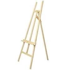 Chevalet en bois brun