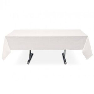 Nappe rectangulaire blanche