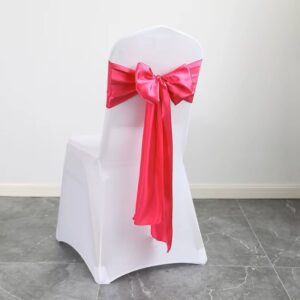 Nœud de chaise en satin Fushia