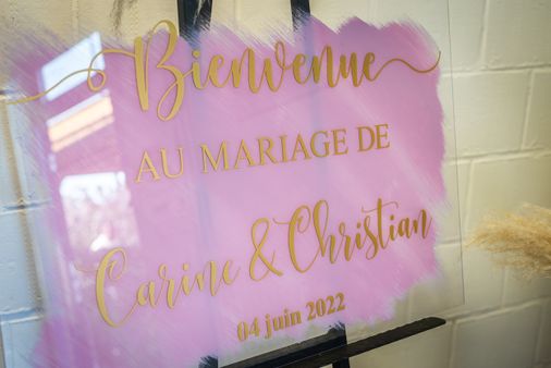 Panneau en plexi personnalisable