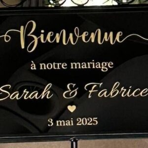 Panneau en plexi personnalisable