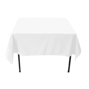 Nappe carrée blanche