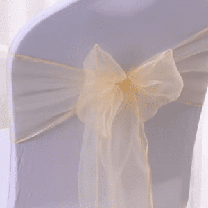 Noeuds de chaise en organza